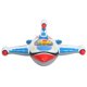 thumbnail image 2 of Flotador inflable para natación con forma de avión, con volante, para niños, color blanco, 2 of 14