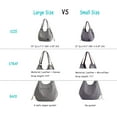 thumbnail image 5 of CNV Women's Multi-pocket Shoulder Bag Fashion Cotton Canvas Handbag Tote Purse, 5 of 14