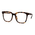 thumbnail image 3 of Nerdy Large Horn Rim Rectangular Blue Light Filtering Computer Eyeglasses Tortoise, 3 of 4