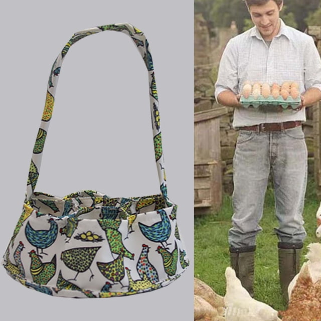 Xihbxyly Ofertas de Hoy Cesta de Recolección Cesta de Recolección 7 Bolsas Gallina Ama de Casa Granja Jardín Suministros de Almacenamiento