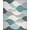 Teal, Pattern 2, variant on ODIKA 4'x6' Machine Washable Non-Slip Area Rug, Textured Wave Design Floor Covering High Traffic Rug, Teal, 260342