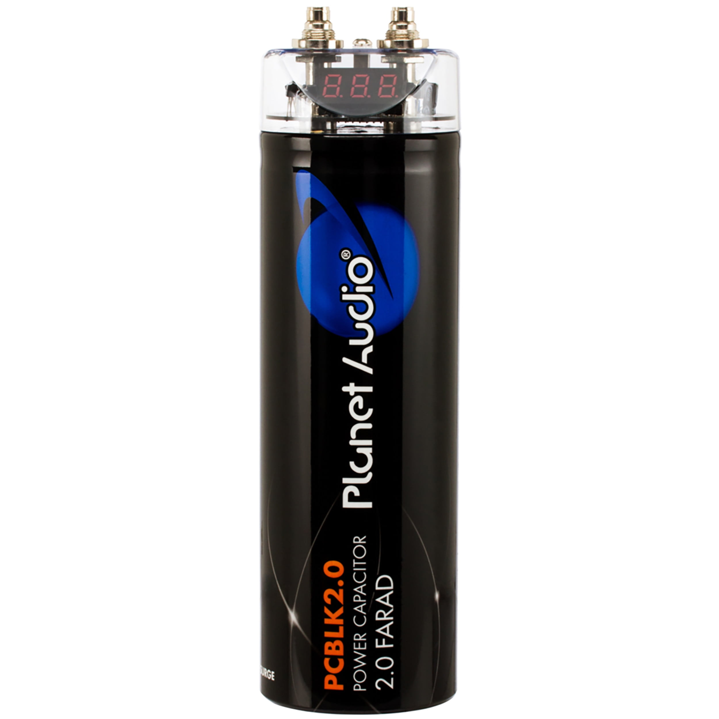 Planet Audio PCBLK2.0 – 2 Farad Car Capacitor for Energy Storage to Enhance  Bass Demand from Audio System
