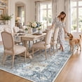 thumbnail image 4 of KUETH 9x12 Area Rugs for Living Room, Non Slip Machine Washable Low-Pile Rugs, Strain resistant and Ultra-thin Print Rug for Bedroom, Dining Room, Home Office., 4 of 10