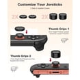 thumbnail image 3 of Estuche para Nintendo Switch 2 (2025)/Switch/OLED, kit 4 en 1, 3 protectores de pantalla transparentes, tapas para pulgares, juego de accesorios con estuche de transporte., 3 of 9