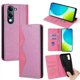 thumbnail image 1 of For vivo Y29s 5G Y04 4G Case Wave Shape RFID Blocking PU Leather Wallet Stand Phone Cover - Grey, 1 of 5