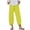 Yellow, variant on WIZUTIZ Work Pants for Women Comfy Relaxed Relaxed Fit Wide Leg Palazzo Pants Spandex Elastic High Rise Full Length Beach Pants Solid Asymmetrical Cropped Slacks Pants for Ladies Business Clubs Green