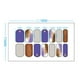 thumbnail image 4 of Tiras de Gel 3D para uñas, parches deslizantes, flores, Color degradado, adhesivo de cobertura completa, lámpara UV para manicura curada, 4 of 7