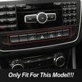 thumbnail image 6 of 7Pcs For Mercedes For Benz GLA CLA A B Class Center Console Button Trim Sticker, 6 of 7
