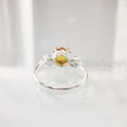 thumbnail image 6 of Citrine Ring, 925 Sterling Silver, Women Ring, Natural Citrine, November Birthstone, Christmas, Thanksgiving, Tiny Dainty Ring, Marquise CZ Ring, Handmade, Statement Jewelry, Wedding, Anniversary Gift, 6 of 8