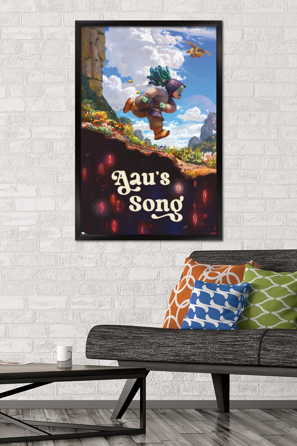 Star Wars: Visions Season 2 - Aau's Song Wall Poster, 22.375" x 34" Framed