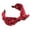 Red, variant on Ljudmp Womens Polka Dot Print Bow Headbands Cute Bunny Ears Top Knot Hairband Non-Slip Vintage Hair Hoop Head Wrap Black