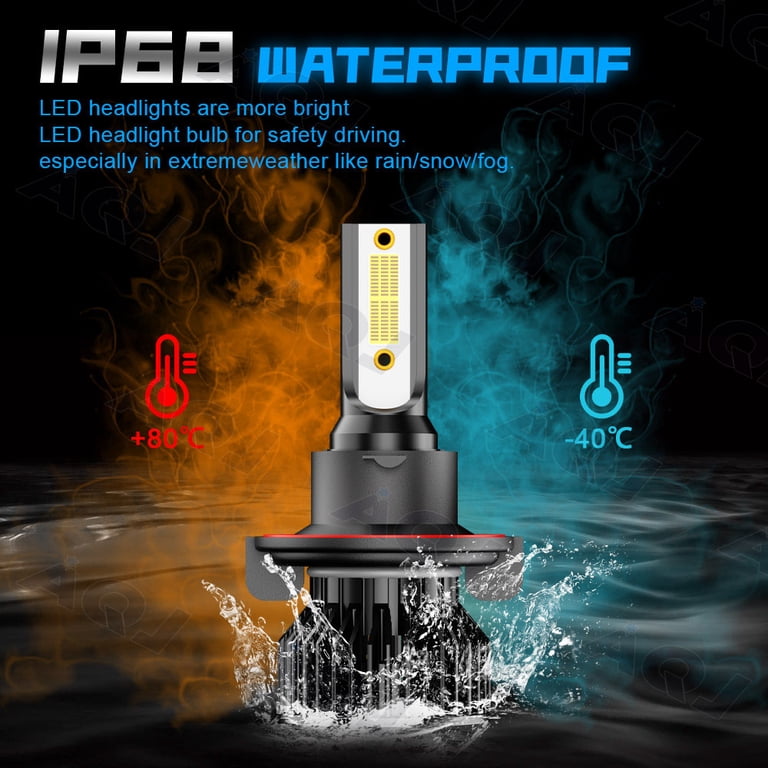 For Nissan Sentra 2004-2012 4X H13 H11 LED Headlight Fog Light Combo Bulbs 8000K For Nissan Sentra 2004-2012 4X H13 H11 LED Headlight Fog Light Combo Bulbs 8000K