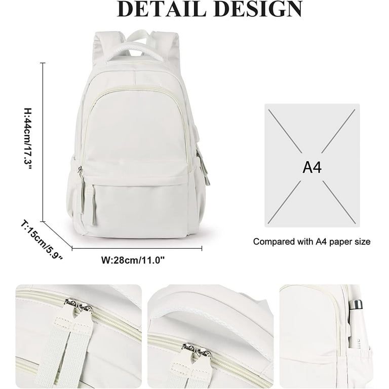 School Backpack for Women Men,Waterproof Bookbag for College Students Small  Cute Backpacks for Boy Girls Teens Fits 15.6Inch Notebook Sapphire Blue