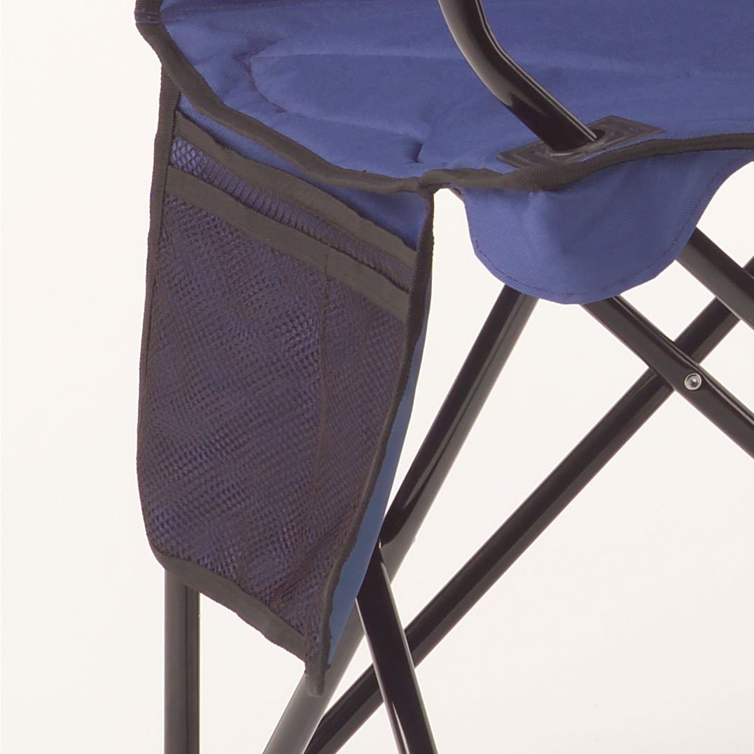 Coleman Adult Camping Chair with Built-In 4-Can Cooler, Blue - image 2 of 5