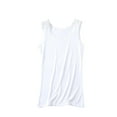 thumbnail image 3 of CFLVAEK Cotton Tank Tops for Women Plus Size Lace Trim Scoop Neck Shirts Loose Fitted Sleeveless Summer Tank Top Solid Color Undershirts White XXL, 3 of 4