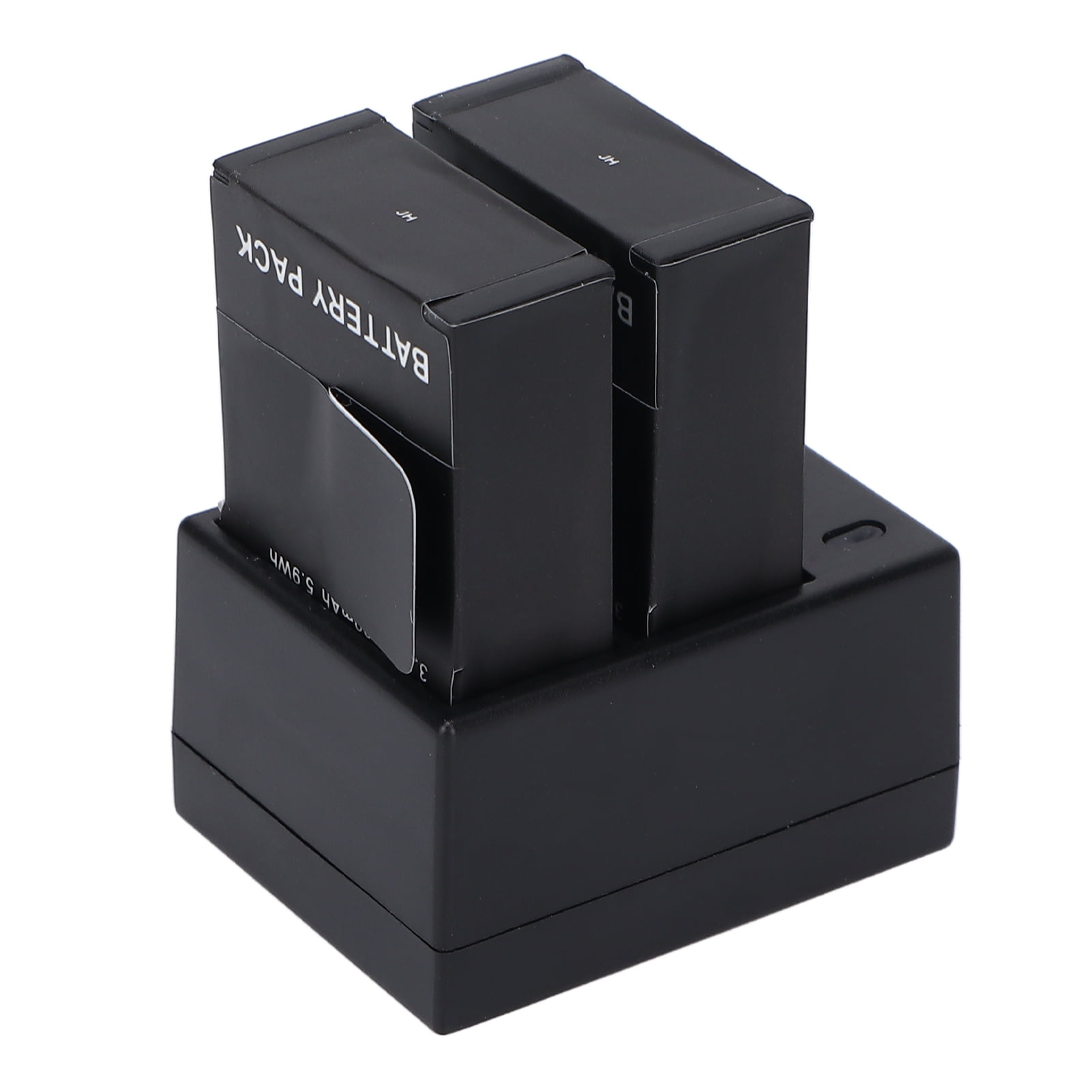 Chargeur de Batterie pour Appareil Photo, Sortie ABS 4,2 V, Protection Élevée à Multiples Fentes, Chargeur de Batterie 5 V 2 A avec 2 Batteries pour 2 3