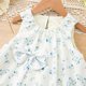 thumbnail image 5 of Vestido de Verano de Niñas sin Mangas Cuello Redondo Falda de Princesa con Impresión Floral con Diseño de Moda, Tela de Spandex de Poliéster Suave para Uso Diario Y de Fiesta Informal, 5 of 9