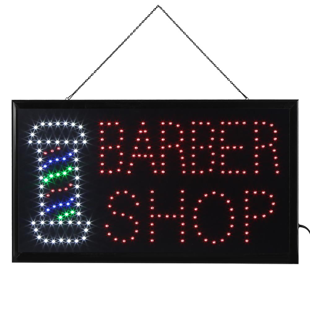 LED Sign Open Light Lamp Business Displays Board for Barber Shop Bar Restaurants 