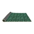 thumbnail image 2 of Ahgly Company Indoor Rectangle Abstract Turquoise Blue Modern Area Rugs, 7' x 10', 2 of 4