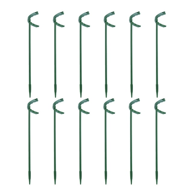 Garden Flower Support 6pcs Apoyo Soporte Vegetal Apuesta A Media Planta Redonda para Plantas Trepadora (25 Cm)