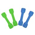 thumbnail image 4 of FONDOTIN 4Pcs Small Dumbbell Fitness Tools Assorted Color Plastic Lightweight Exercise Props, 4 of 8
