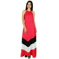 thumbnail image 5 of Bimba Women Halter Neck Long Maxi Dress Chic Beach Wear Classic Summer Clothing, 5 of 7