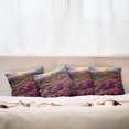 thumbnail image 7 of Ambesonne Nature Throw Pillow Cover 4 Pack, Flower Meadow Mountain, 16", Multicolor, 7 of 7