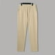 thumbnail image 3 of Pantalones de lino para hombre ligeros de verano: cintura elástica con cordón, pantalones informales de playa, poliéster, tallas S-XXXL para yoga y vacaciones, 3 of 6