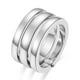 thumbnail image 1 of Anillo de acero inoxidable giratorio de tres colores con tres anillos y personalidad europea y americana Glaosling, 1 of 5