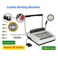 thumbnail image 2 of Multi Function 4:1 Plastic Spiral Comb Binding Book Paper Machine, 2 of 5