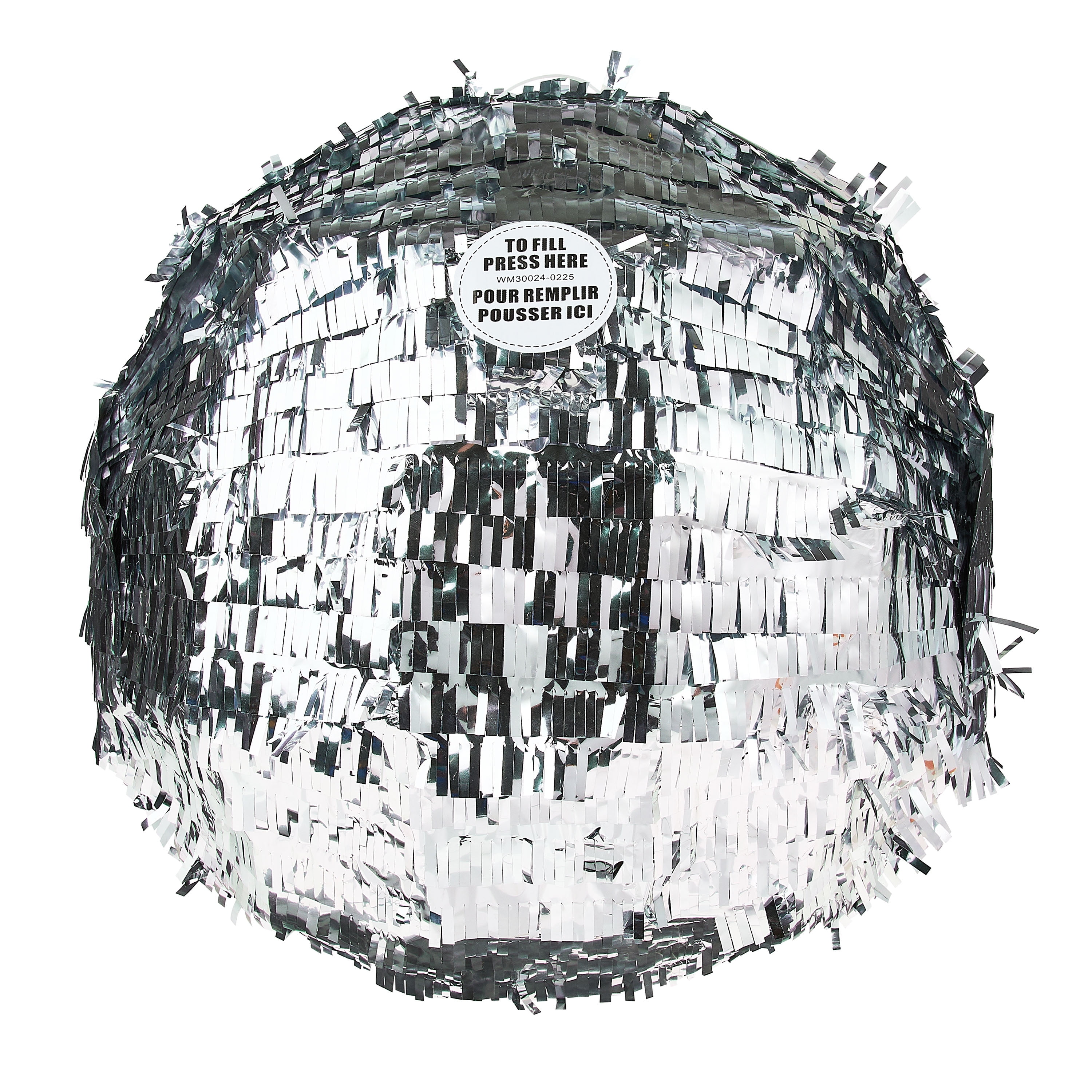 Silver 3D Disco Ball Party Pinata, 12", by Way To Celebrate