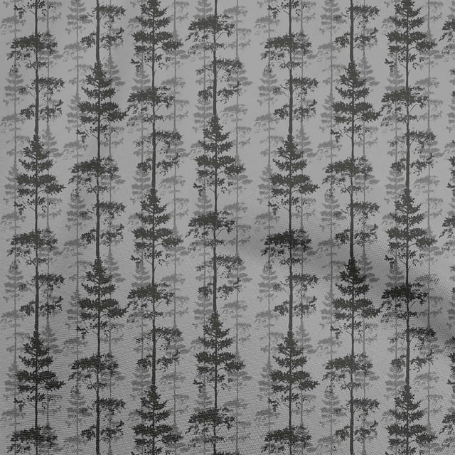 oneOone Georgette Viscose Gray Fabric Tropical Tree Craft Projects Decor Fabric Printed By The Yard 42 Inch Wide