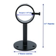 thumbnail image 2 of MERIVILLE Ceiling-Mounted or Wall-Mounted Curtain Rod Brackets, for up to 1 ¼” Diameter Drapery Rods, 2 PCs, Black, 2 of 4