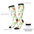thumbnail image 4 of Sigee Vegan Fruit Carrot for Socks for Men Women Socks Stocking Compression Socks, 4 of 6