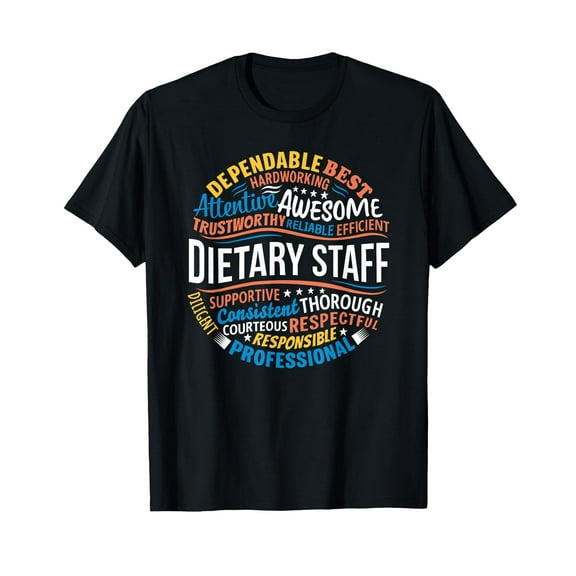Dietary Appreciation Gifts Staff Food Service Dietary Week T-Shirt