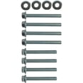 thumbnail image 3 of ICT Billet Brida de soporte de motor 3/8-16 Kit de pernos estándar compatible con SBC 305 327 350 383 5.0L 5.7L BBC 396 402 409 427 454 502 Small Big Block Chevy V8 Bell Housing 551686, 3 of 3