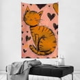 thumbnail image 4 of FCXZI Cute Cat Wall Tapestry Art 100% Polyester Home Decoration 40*60in, 4 of 6
