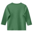 thumbnail image 5 of JTSRKL Half Button up Shirts for Kids Girls Casual Solid Color Long Sleeve Crewneck Basic Workout T-Shirts Loose Comfy Tunic Blouse Trendy Children's Soft Cotton Outfit Clothes Green 7-8 Years, 5 of 7
