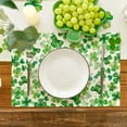 thumbnail image 7 of Sm:)e Shamrock Love Heart St. Patrick's Day Placemats Set of 4, 12x18 Inch Seasonal Table Mats for Party Kitchen Dining Decoration, 7 of 7