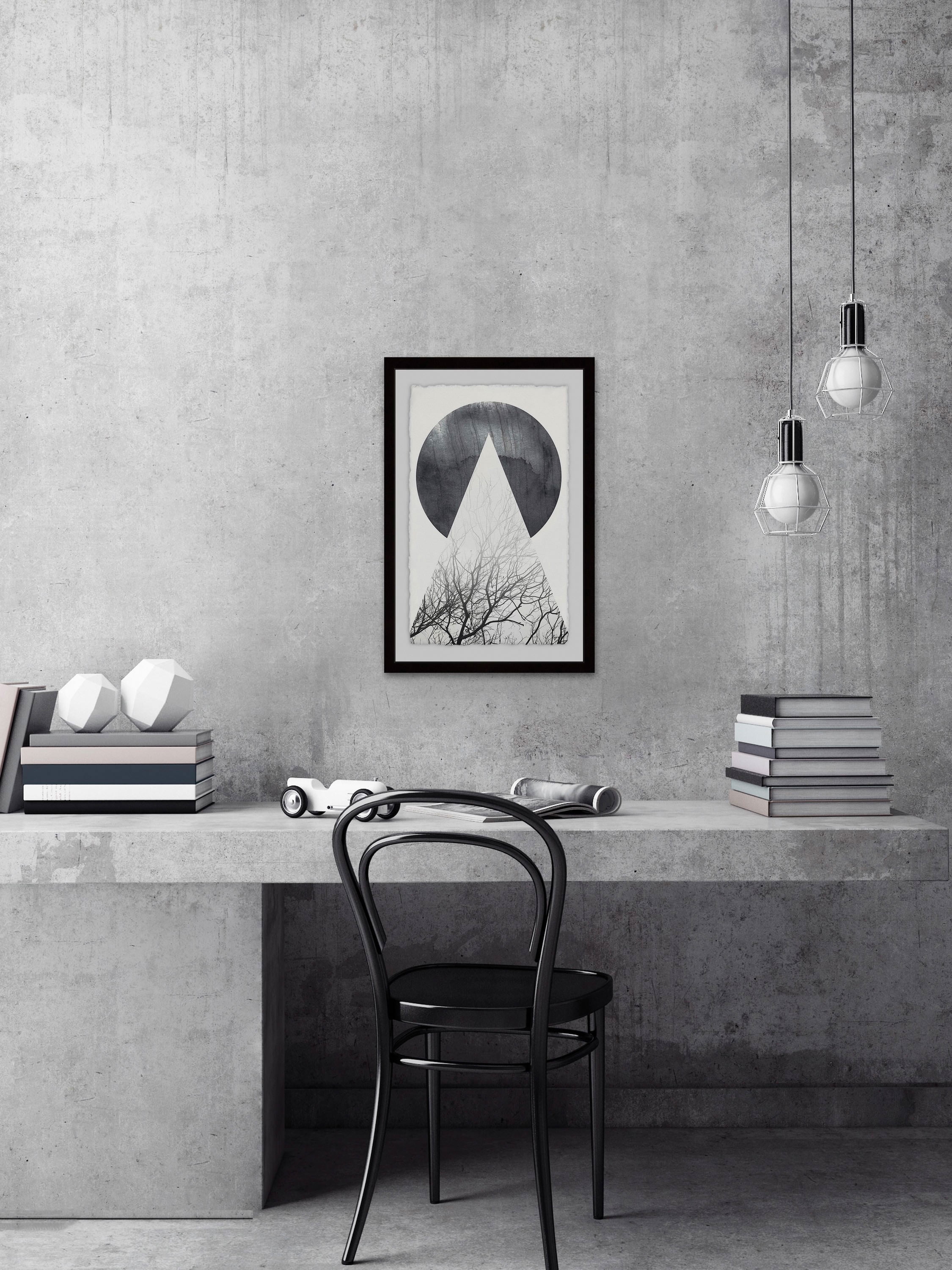 A Full Moon Framed Painting Print