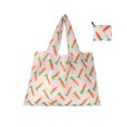 thumbnail image 2 of Bolsa de compras grande, lavable y plegable, impermeable, de tela Oxford, reutilizable, para compras, bolsas de mano reutilizables grandes de 22,7 kg, bolsas de nailon, estilo zanahoria vintage., 2 of 6