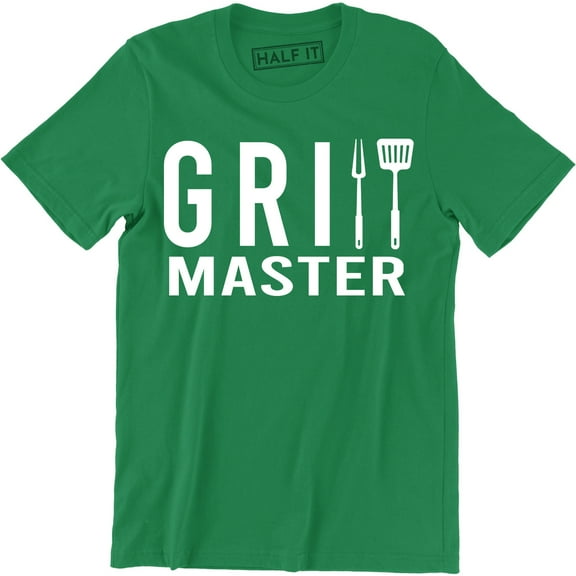 Grill Master- BBQ barbecue Dad Father Father's Day Grandpa Pops Mens T-Shirt