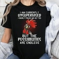 thumbnail image 3 of I am currently Unsupervised - Funny sayings Graphic T-Shirt, Sizes S-5XL, Tbun, 3 of 5