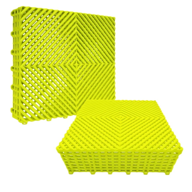Piso Ensamble Modular 40x40x1.8 cm Capacidad Carga 6 t/m2 Uso Rudo Antideslizante se Coloca Sobre Piso Existente Sin Adhesivos ni Obra Civil, 12 Pzas