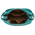 thumbnail image 7 of Wrangler Hobo Bags for Women Vegan Leather Top Handle Shoulder Purses and Handbags, Western Turquoise, 7 of 7