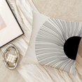 thumbnail image 5 of Boho Throw Pillow Covers 18x18 Set of 4 Sihouette Black and White Throw Pillow Covers for Couch Sofa Cotton Linen Pillow Cases Decorative Art Cushion Cover with Ginkgo Biloba Abstract Eyes, 5 of 6