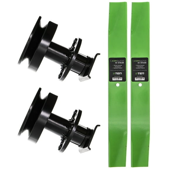 8TEN Spindle Low Lift Blade Kit for AYP 38 inch LT1106B 105891X MK1002261