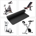 thumbnail image 4 of Alfombrilla para cinta de correr, alfombrilla para equipo de fitness, alfombrilla protectora resistente para bicicleta estática, equipo de fitness, 183 x 61 x 0,6 cm, color negro, 4 of 4
