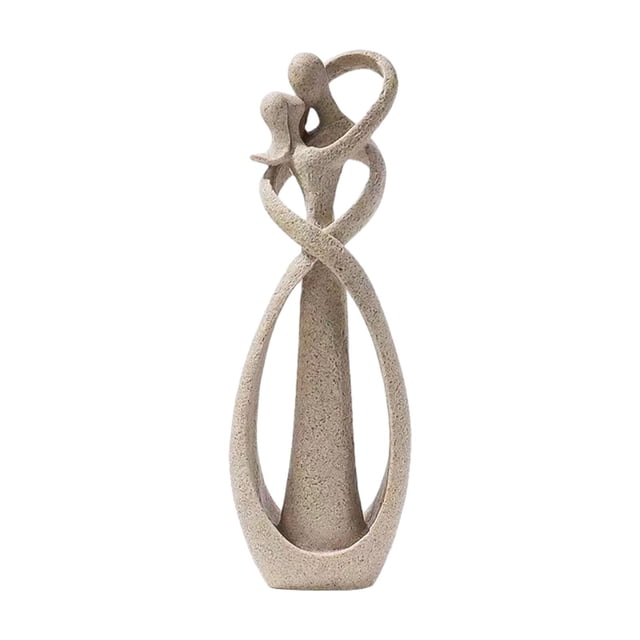 Figura de pareja besándose, decoración de escritorio, altura 21,5 cm, para decoración de oficina, estudio y habitación