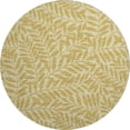 thumbnail image 2 of Addison Rugs Mayfield Washable Transitional Tropical, Leaves, Botanical Gilded Round Rug, 8' x 8', 2 of 5